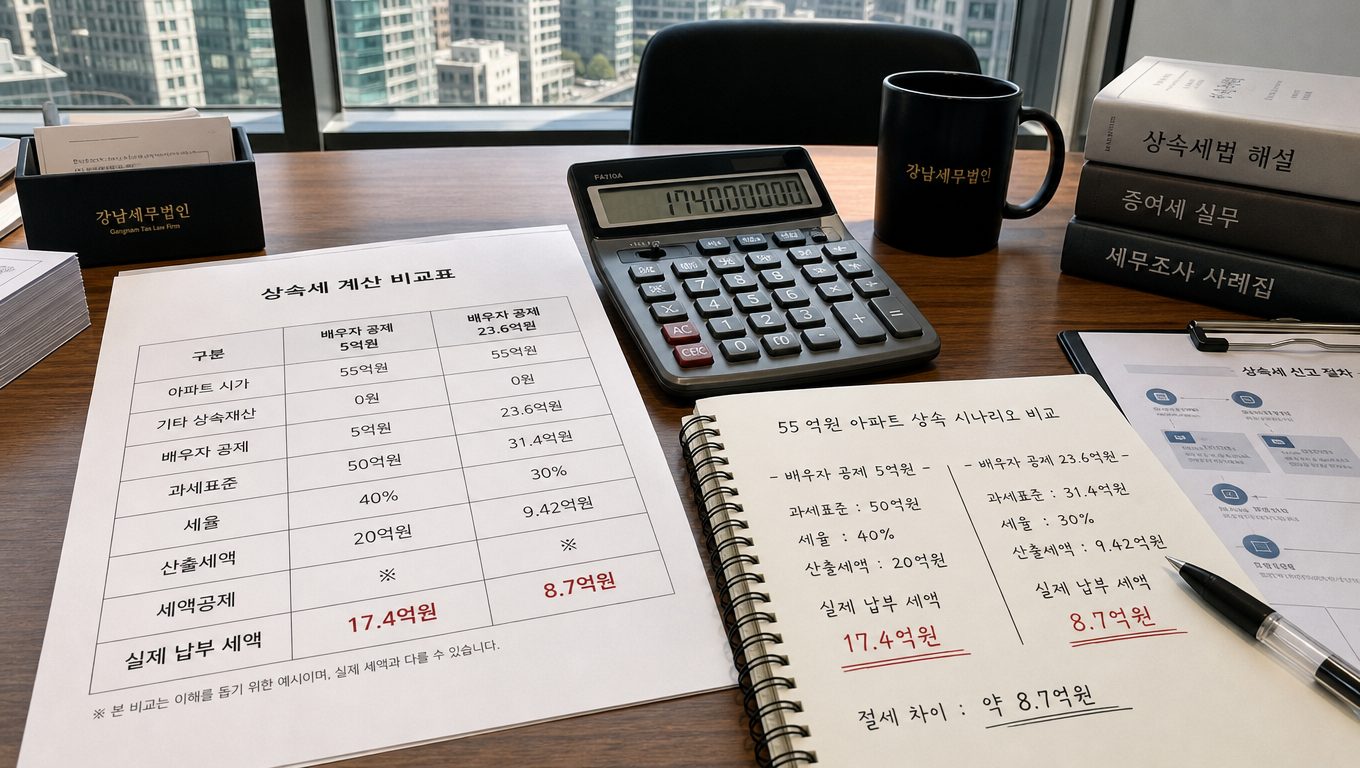 강남 상속세 계산과 배우자 공제 활용