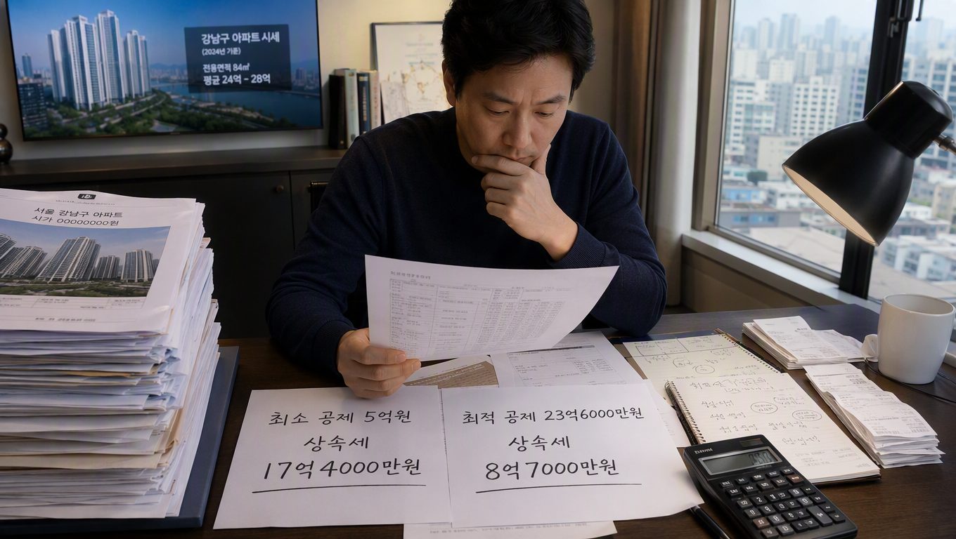 강남 아파트 상속세 부담 주체와 배우자 공제 적용