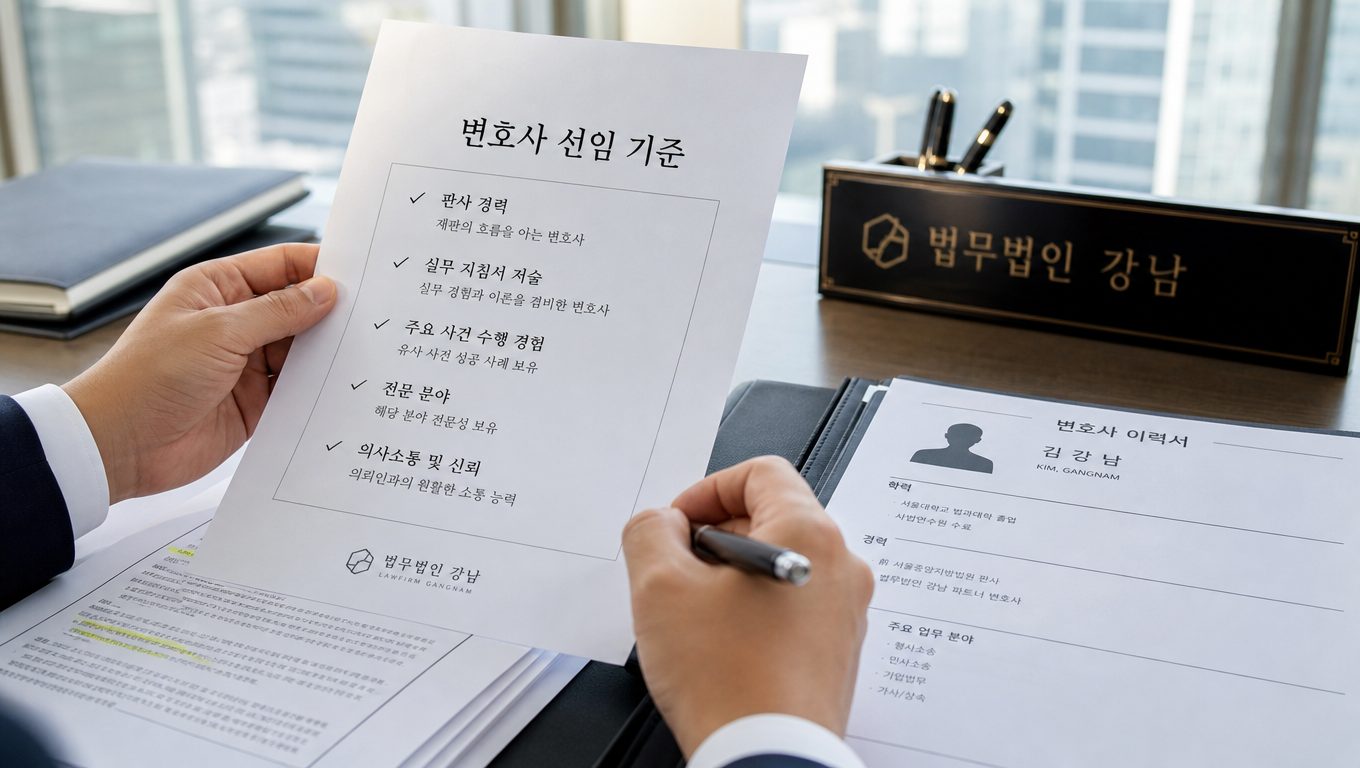 강남 상속 전문 변호사 선택 기준과 확인 방법
