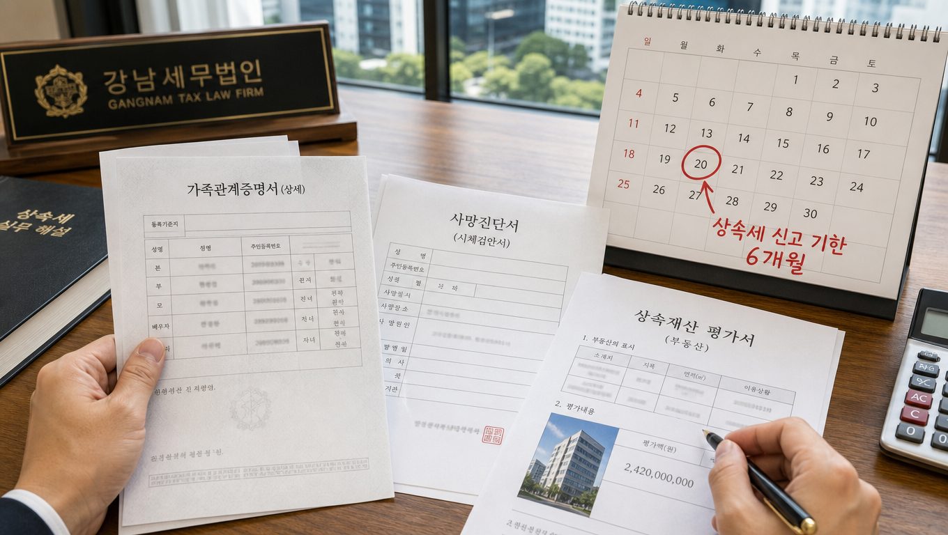 강남 상속세 신고 기한과 필요 서류, 기한 놓침 시 불이익