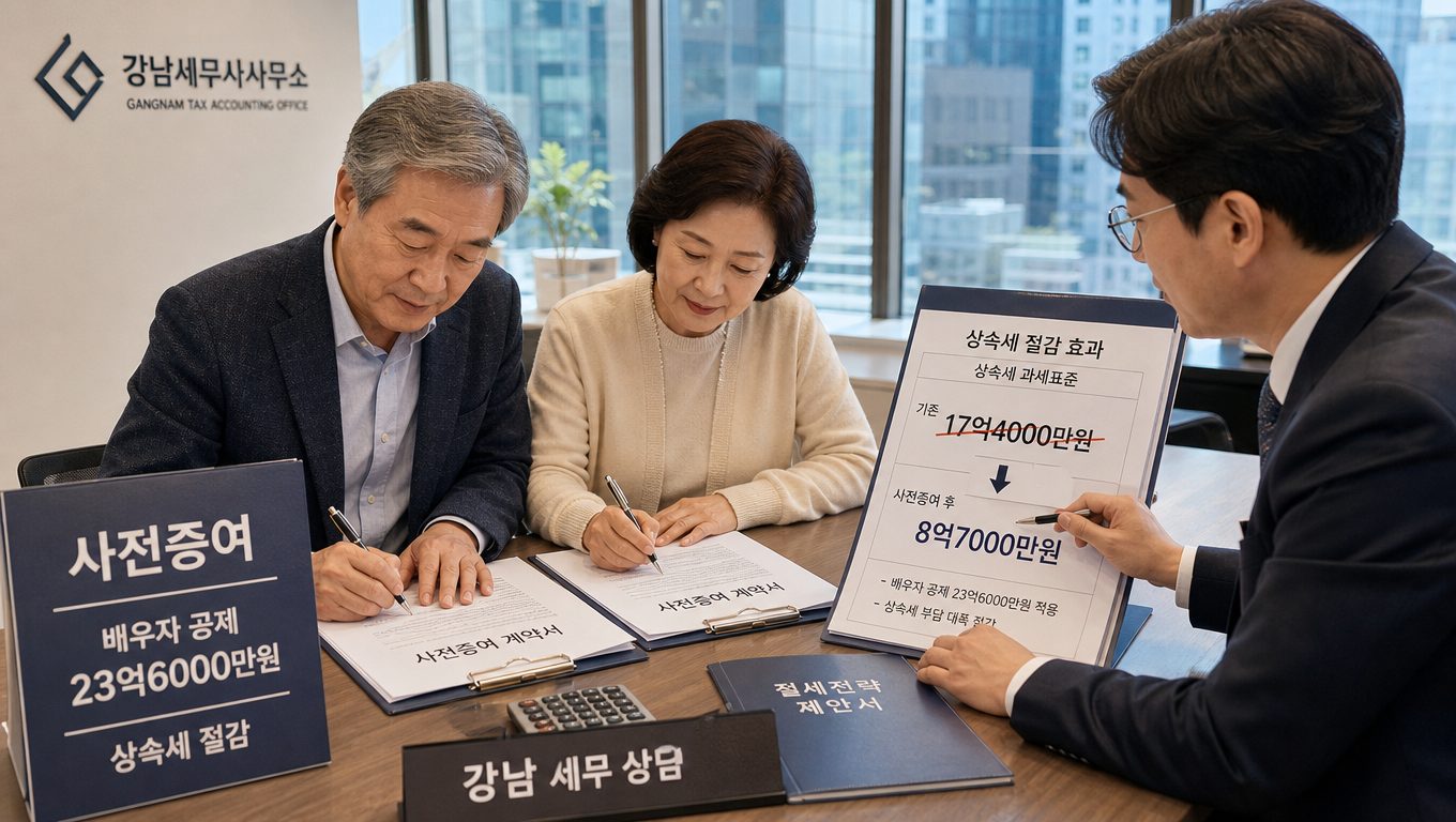 강남 상속세, 사전증여와 세무상담으로 대비하기