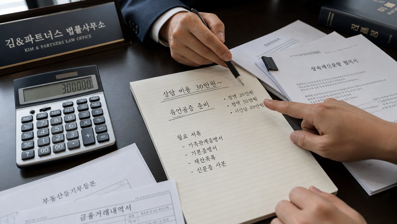 강남 상속 전문 변호사 상담 비용과 분쟁 대비 컨설팅