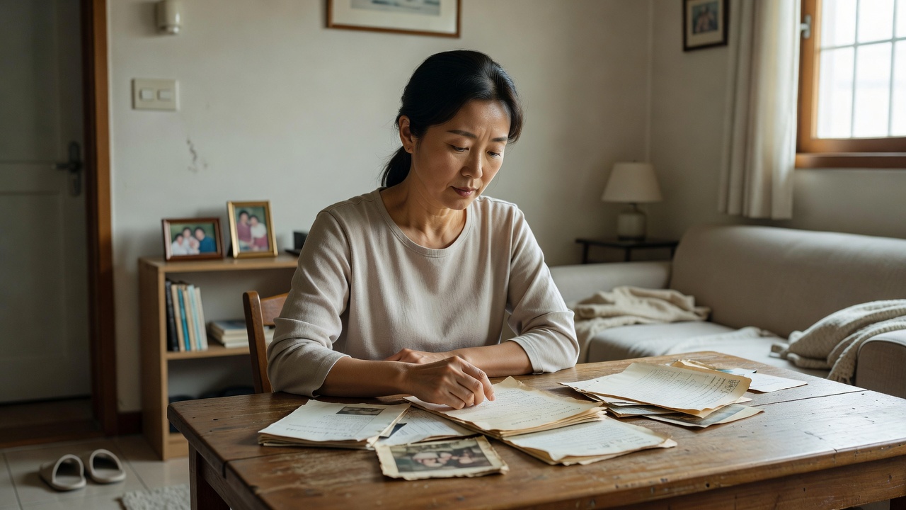 이혼 상속권이 배우자 사망 시 어떻게 결정되는지 보여주는 장면
