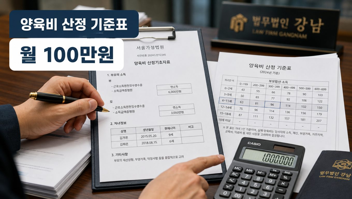 양육비 산정 기준과 미지급 시 집행·변경 절차