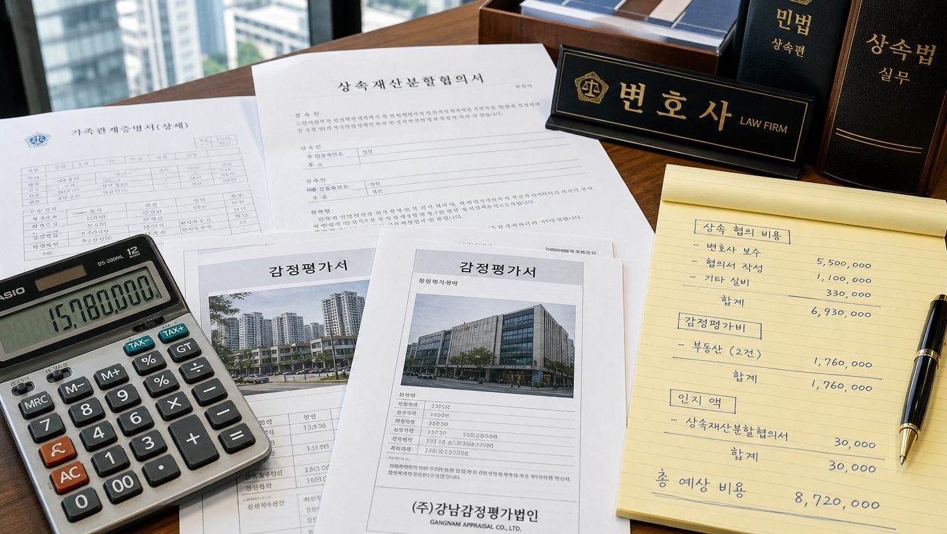 상속 협의 비용 결정 요인