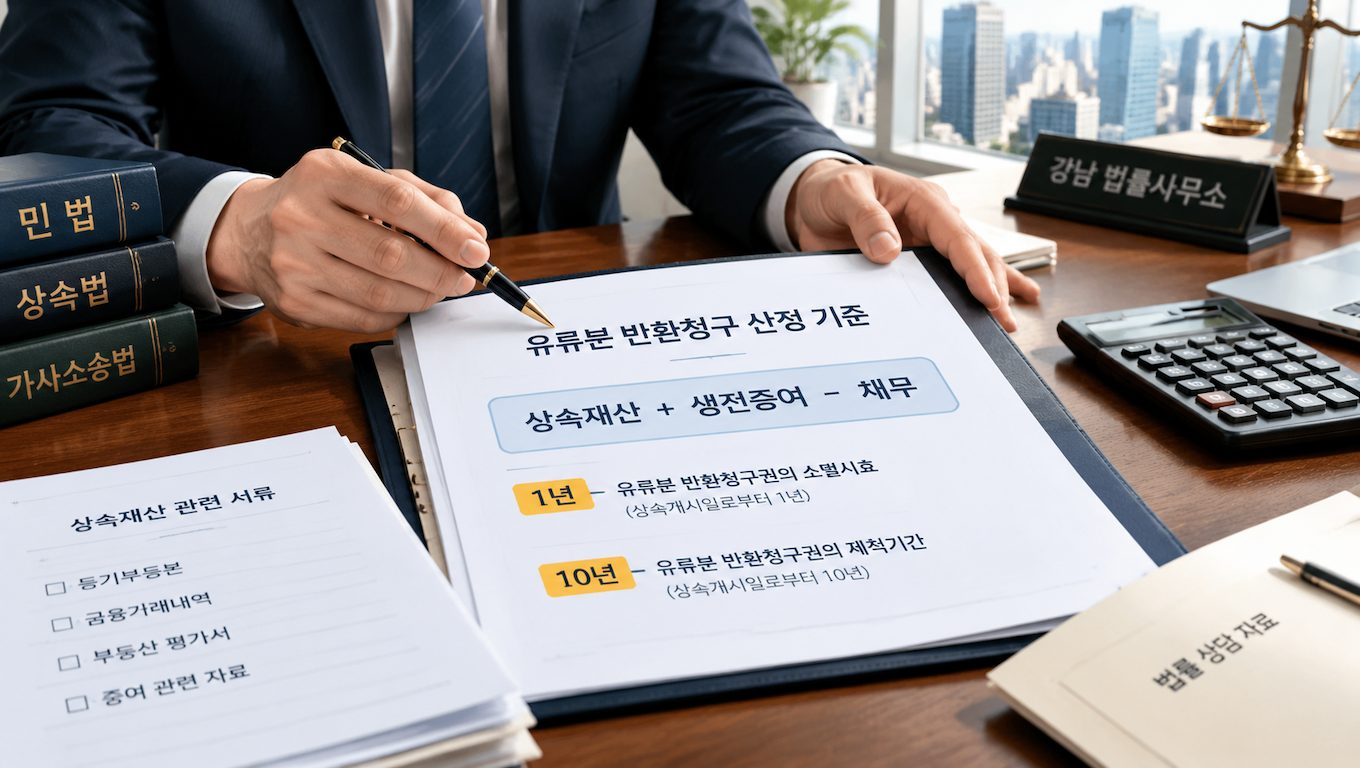 유류분 반환청구 산정 기준과 소멸시효